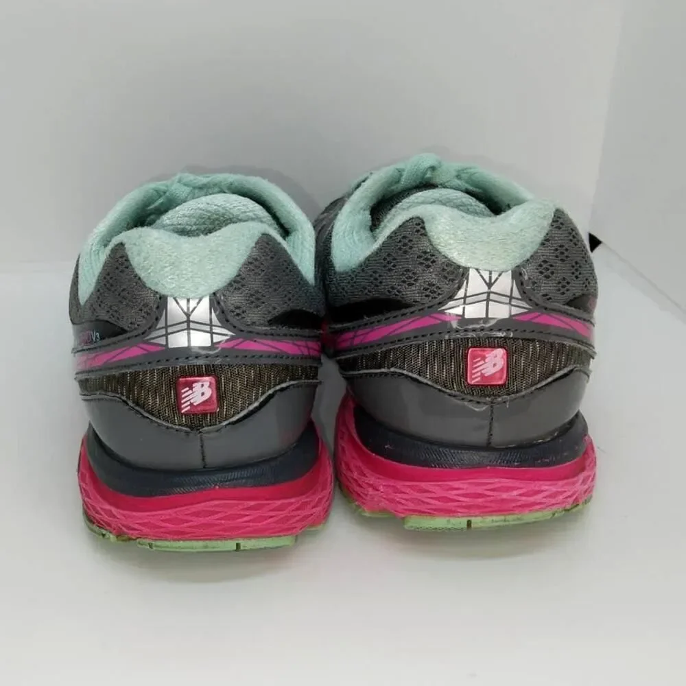 New Balance 790v3 Women's Pre-owned Gray/Pink/Turq. Running Sneakers - sz. 8 1/2